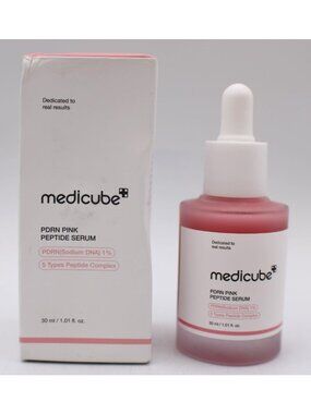 Medicube PDRN Pink Peptide Serum 1.01oz Anti-Aging Hydrating & Repairing Formula